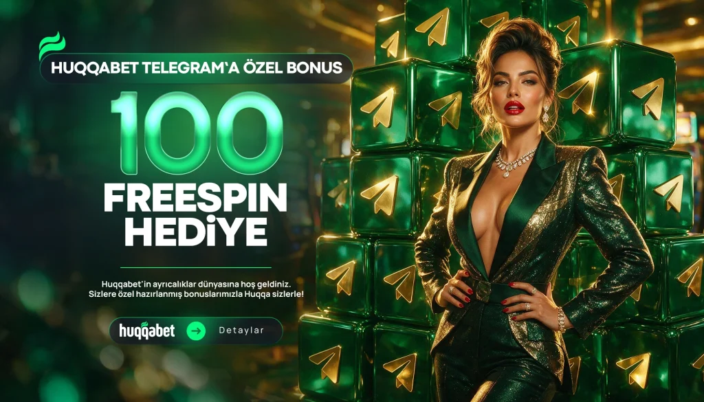 Telegram'a özel 100 Freespin hediye